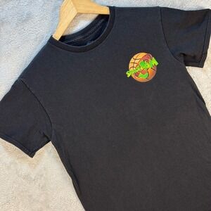 Space Jam Men's T-Shirt Black Looney Tunes Graphic Tee Short Sleeve‎ Size S